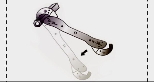 Универсальный чудо-ключ Magic Wrench