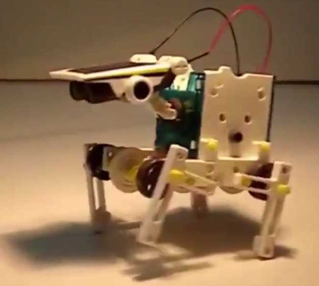 Робот конструктор на солнечной батарее
